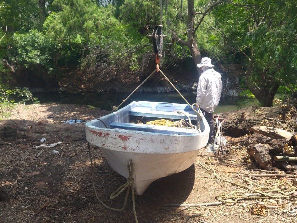 Conagua concluye operativo de limpieza y desazolve en el río Tula