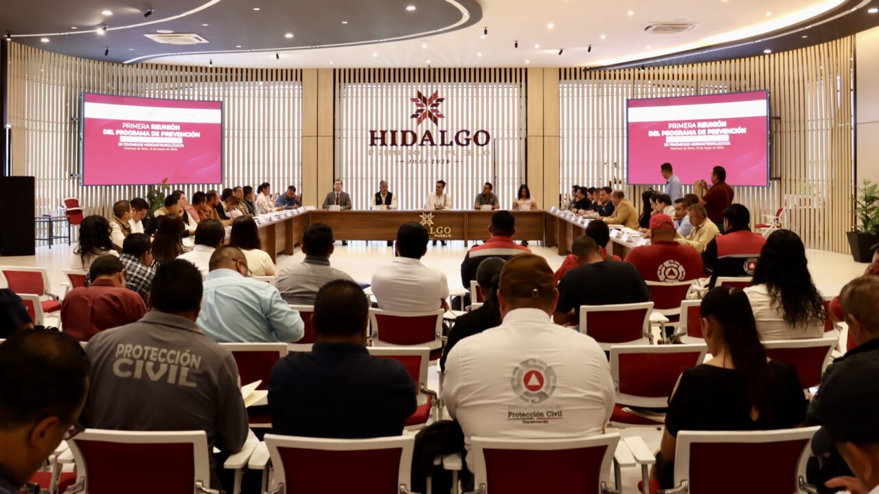 Prevención y planeación fortalecen la respuesta ante fenómenos hidrometeorológicos: Gobierno de Hidalgo