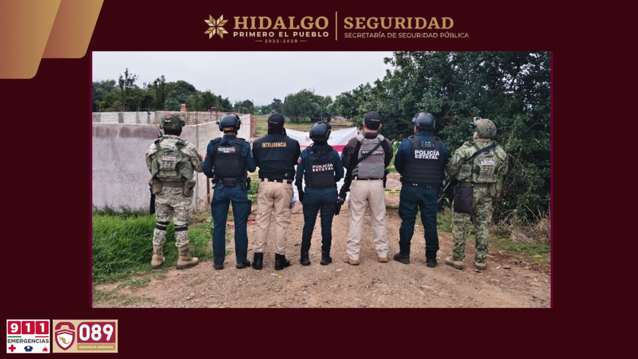 SSPH desmantela en Tulancingo almacén de vehículos robados