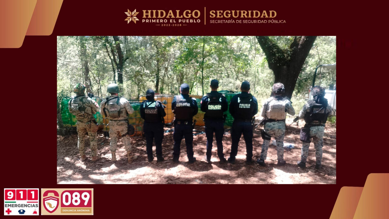   Tecnología aérea de la SSPH permite ubicar hidrocarburo robado en Cuautepec