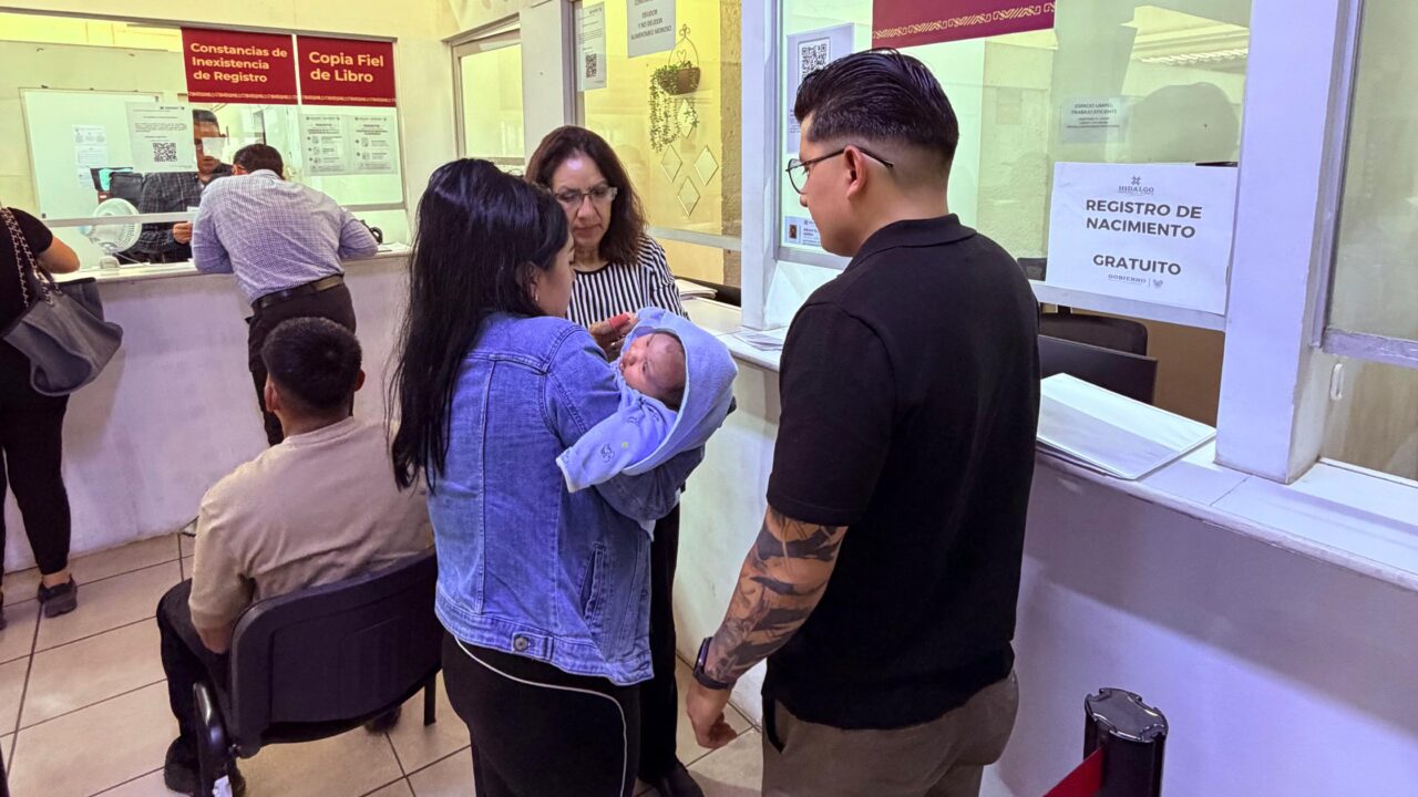 Registro del Estado Familiar expide actas certificadas del estado de Hidalgo y de otras entidades federativas