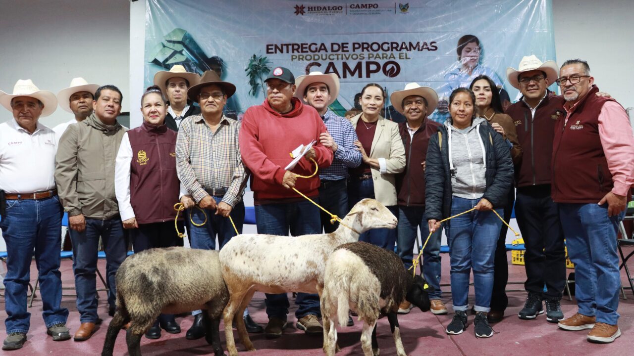 Raíces que fortalecen: Saderh entrega apoyos por más de 5.8 millones de pesos