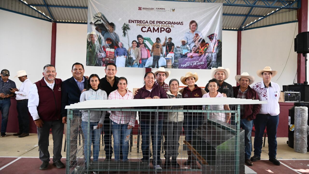 Hidalgo apuesta por diversificar el campo y fortalecer la economía de las familias rurales en la Sierra Gorda